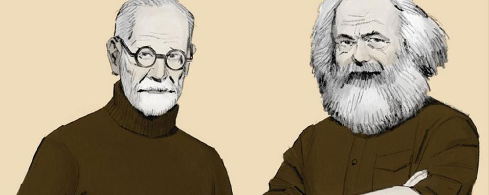Sigmund Freud och Karl Marx