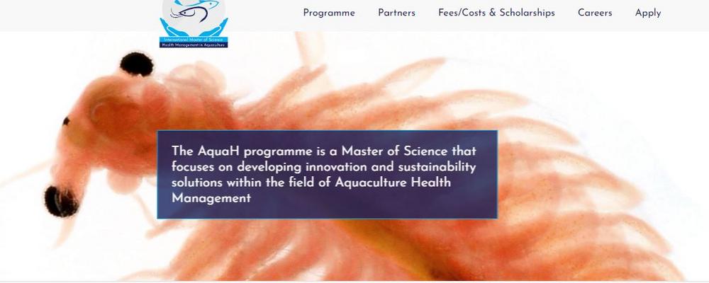 The AquaH programme is an Erasmus Mundus Joint Master Degree