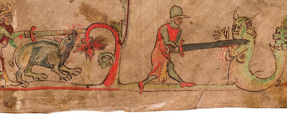 Illustration ur texten Flateyjarbók (Codex Flateyensis)