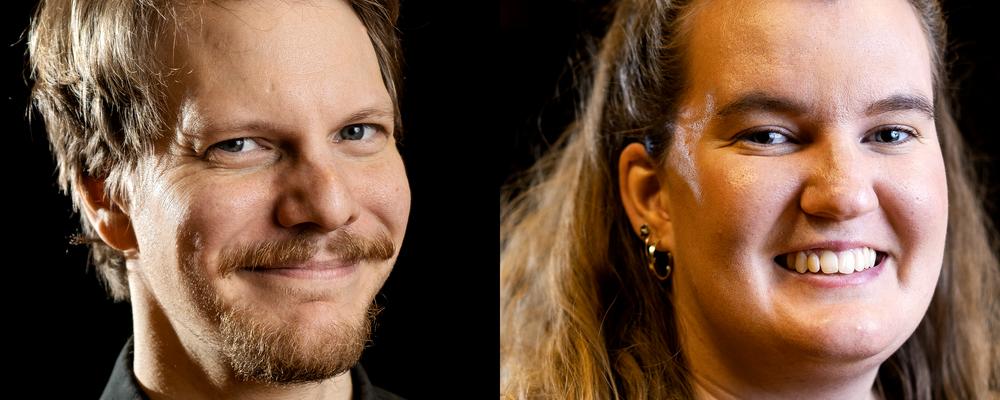 Christian Hjärner och Amanda Gustafsson