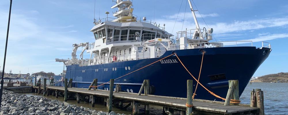 Research Vessel Skagerak at home port Nya Varvet