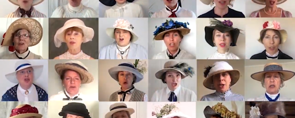 Allmän rösträtt- Estradkören