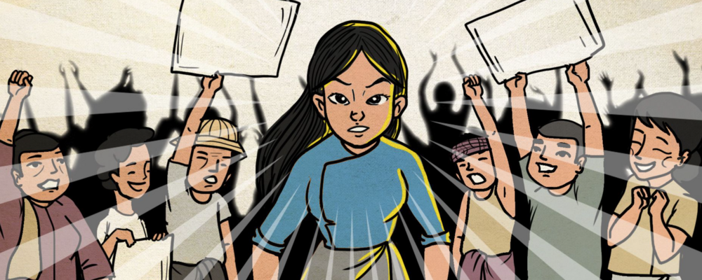 Cartoon illustration illustrating life histories as part of the TRANSFORM project