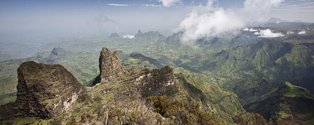 mountainous scenery from the Ethiopian Highlands