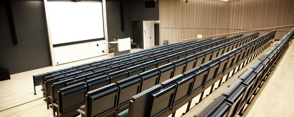 An empty lecture hall