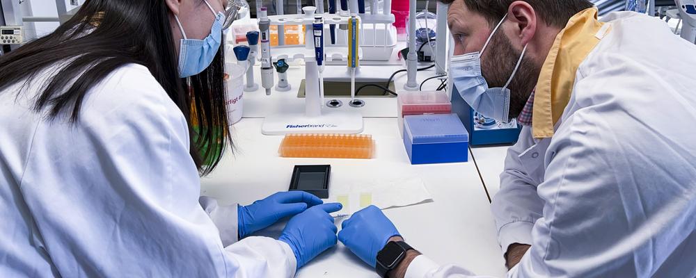 Foto från ett laboratorium