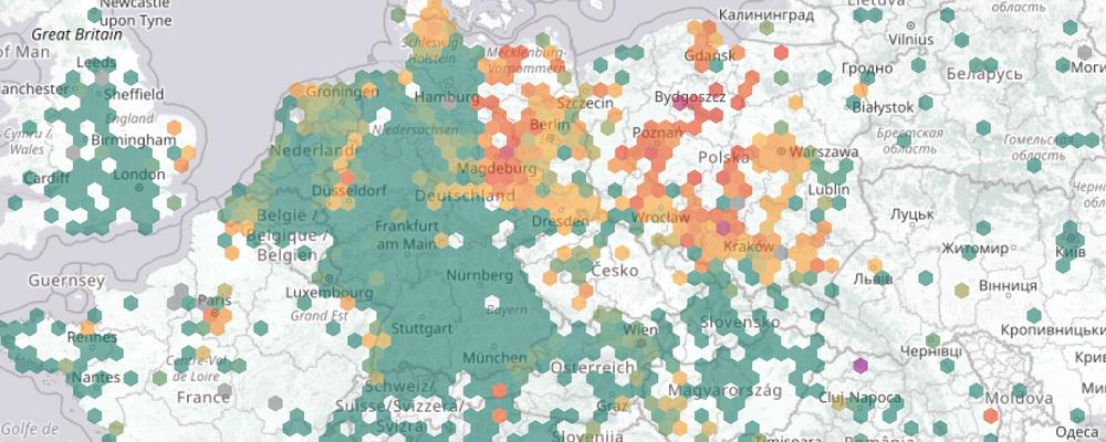 karta, föroreningar, mätningar