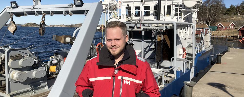 Linus Andersson is new captain at Tjärnö Laboratory