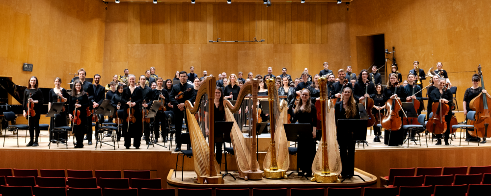 University of Gothenburg Symphony Orchestra on stage at Konserthuset in Gothenburg.
