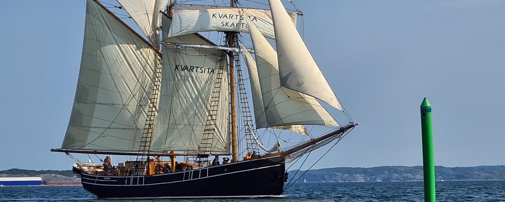 Bild på toppsegelskonaren Kvartsita