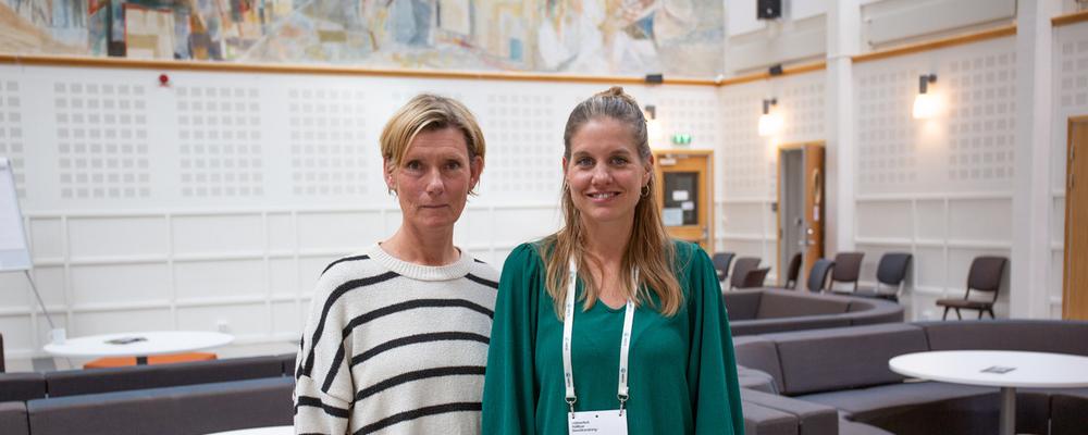 Bild på Kristina Lindström och Kristin Lundén
