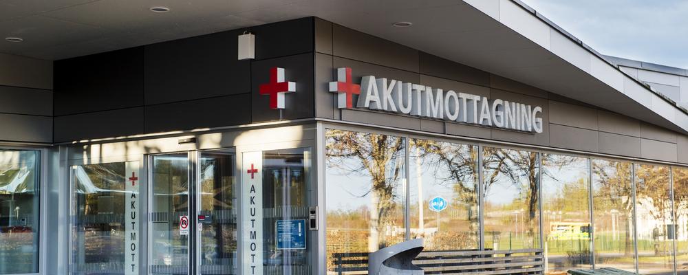 bild på entre till akutmottagning