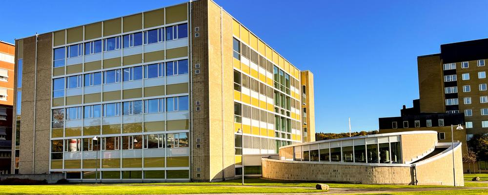 Foto av R-huset på Mölndals Sjukhus