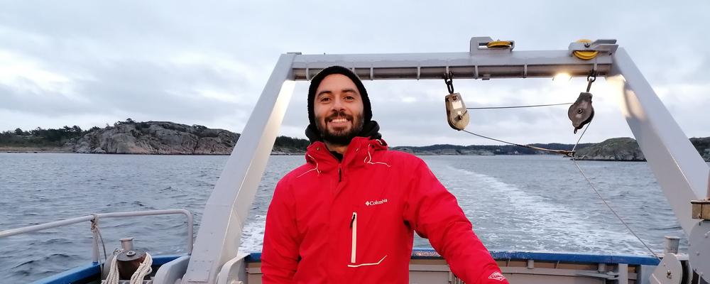 Diego Moreno Moran on board RV Nereus