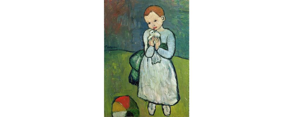 Child with a Dove, painting by Pablo Picasso