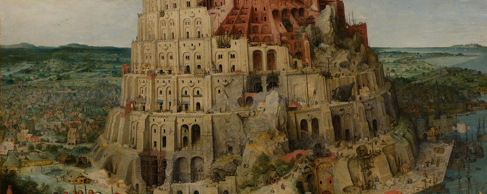 Bild på tavlan Babels torn