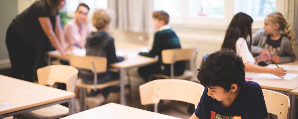 Undervisning i lågstadieklass