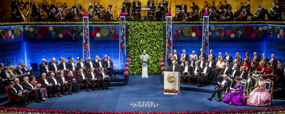 Nobelprisutdelning i Konserthuset i Stockholm, 10 December 2022 