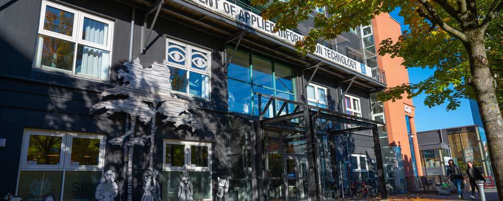 AIT building in the autumn