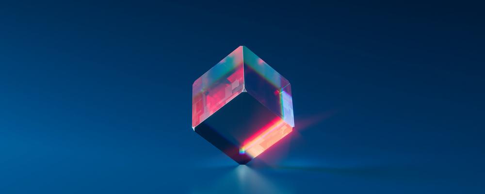 En datagenererad kub. Det är en illustrativ bild. Inte informationsbärande.