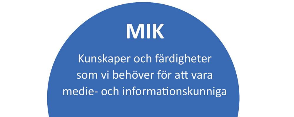 Bild av figur som förklarar medie- och informationskunnighet