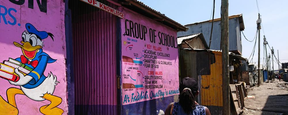 School buildning in Kenya