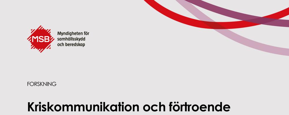 Omslag på slutrapport om forskningsprojektet KRISAMS