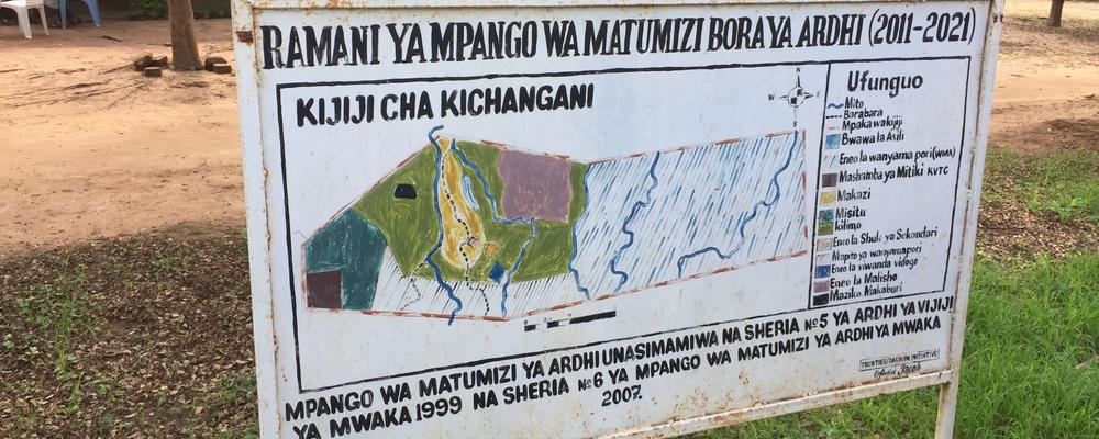 Photo of sign in Tanzania