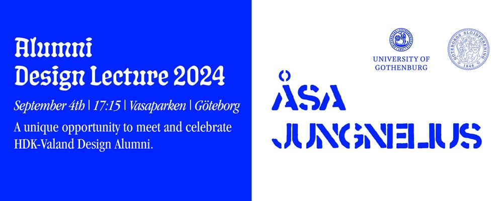 grafisk bild, blå och vi bakgrund med text