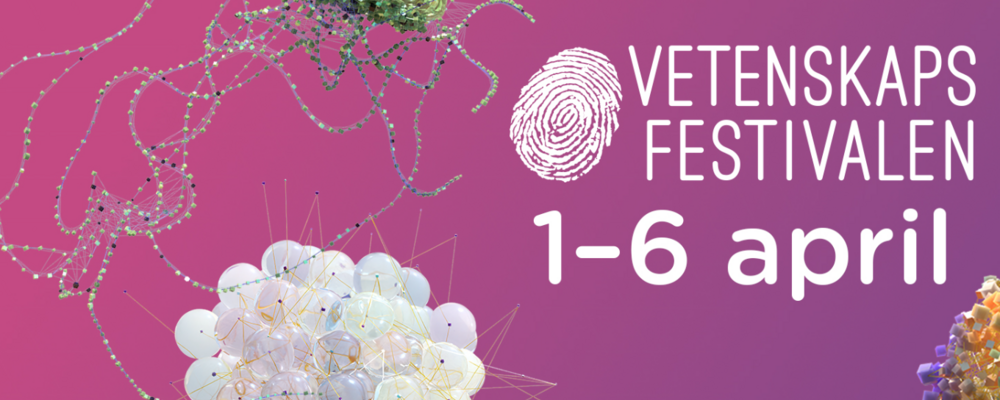 En illustration med rosa bakgrund och maneter i olika färger