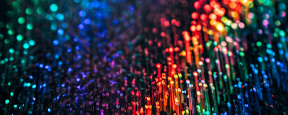 Abstrakt bild på ljusfenomen