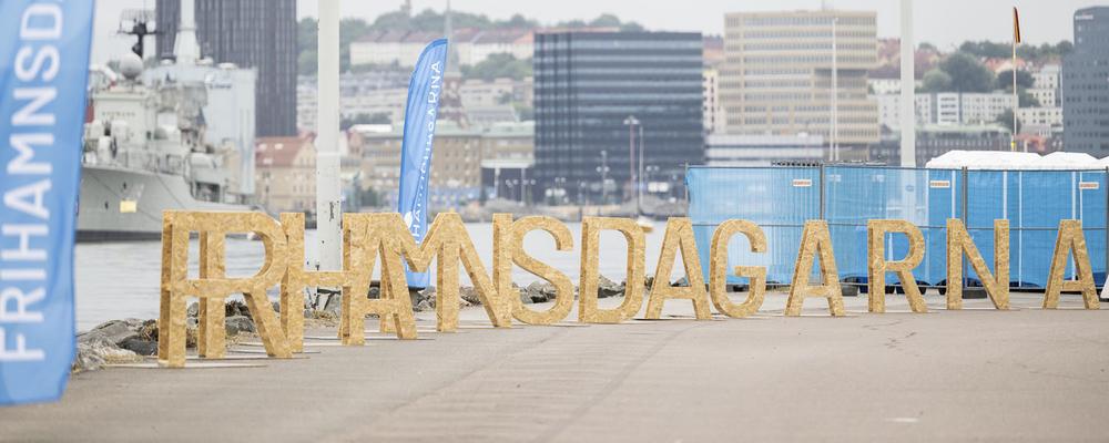 Frihamnsdagarna arrangeras på Bananpiren i Göteborg