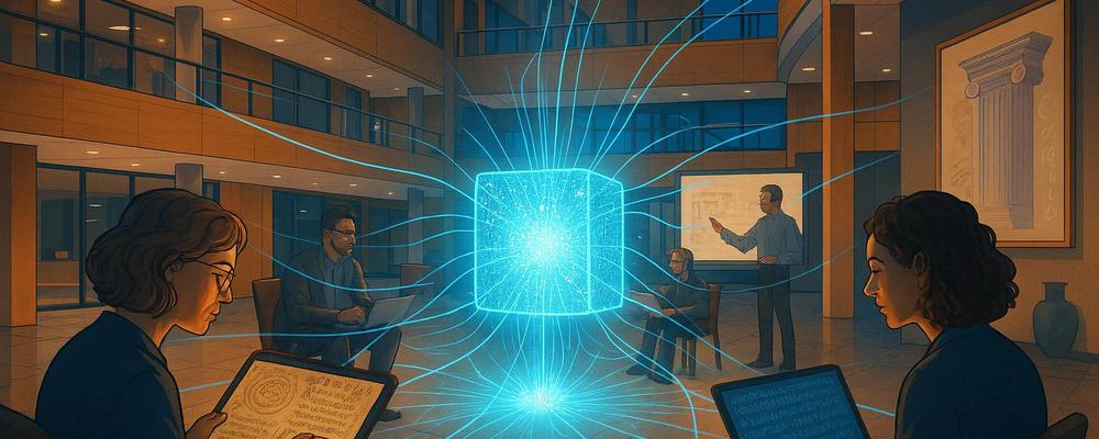 AI-genererad illustration av nätverket HumAI