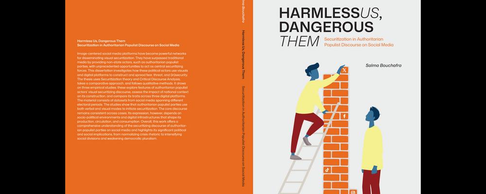 Omslag på avhandling av Salma Bouchafra
