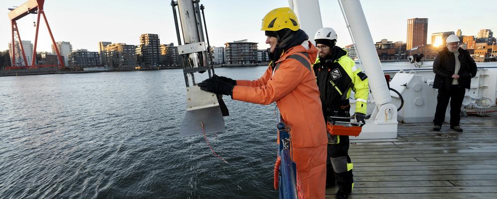 Ombord på R/V Skagerak under GUIDE-days