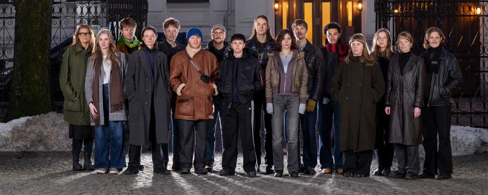 Klassbild på avgångsstudenterna 