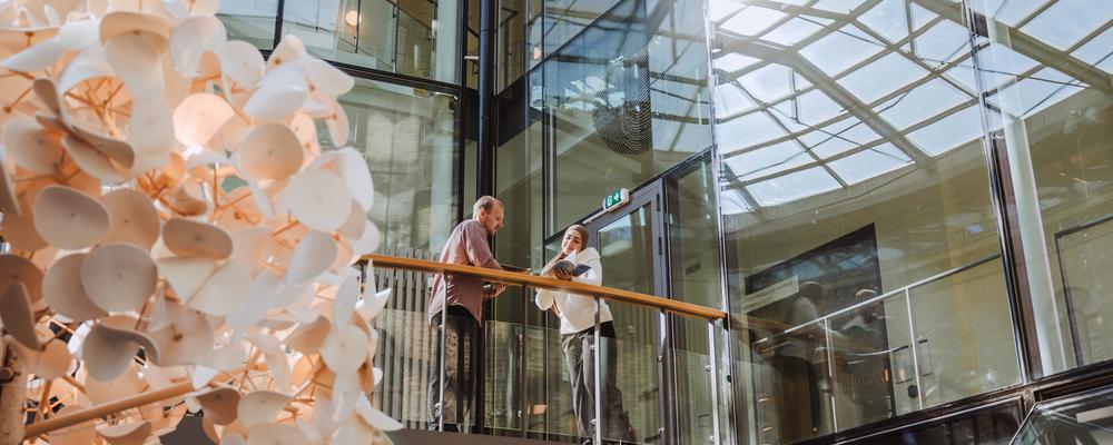 Studenter på Pedagogiska biblioteket
