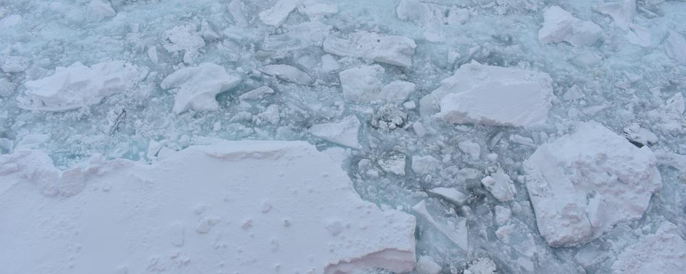 Image of broken sea ice