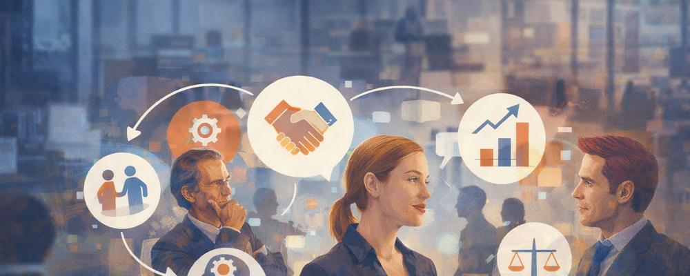 illustration av HRs roll I organisationer