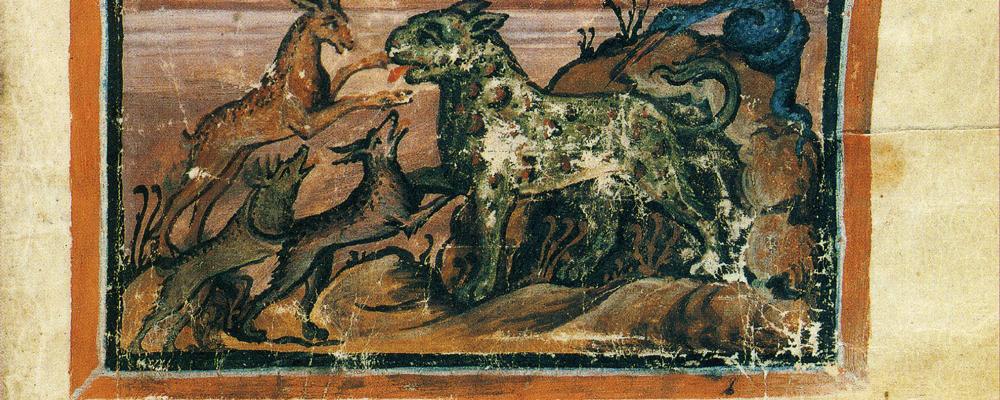 detail from the Bern Physiologus