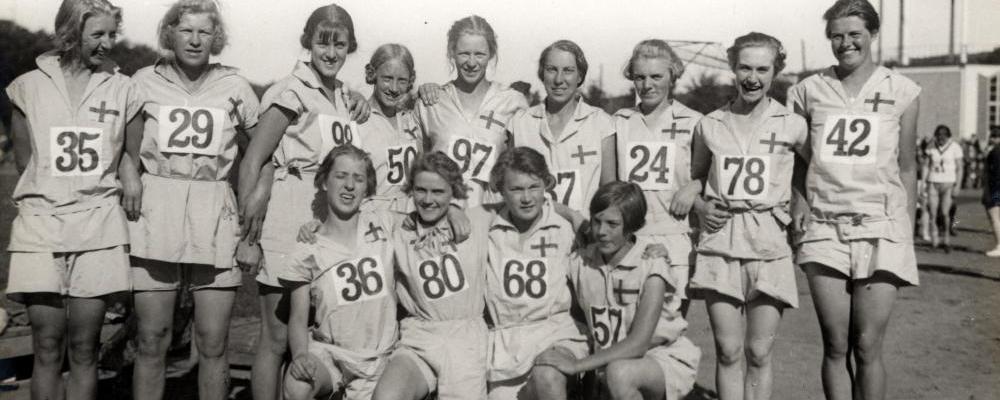 Svenska landslaget i friidrott på Damolympiaden i Göteborg 1926