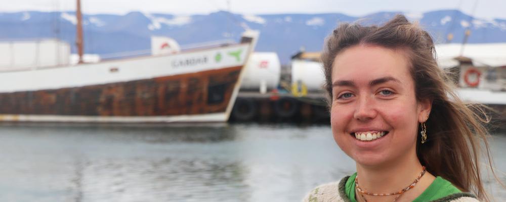 Gyde Rudolph i Husaviks hamn.