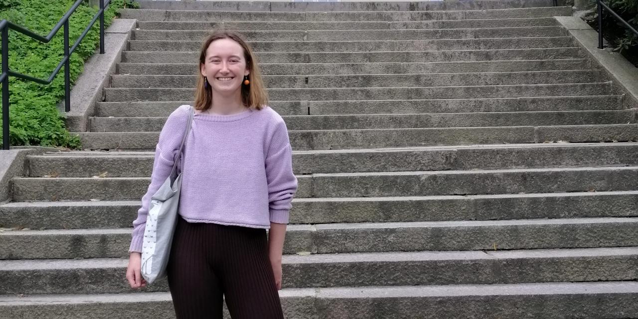 Sophie is passionate about how to deal with environmental issues |  University of Gothenburg