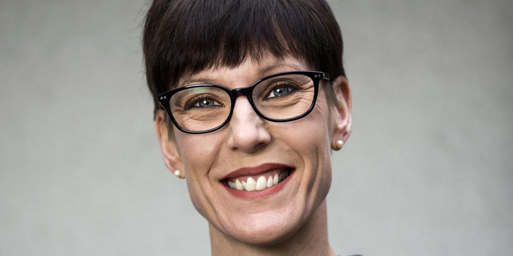 Bild på Babbs Edberg, stadsdelsdirektör.