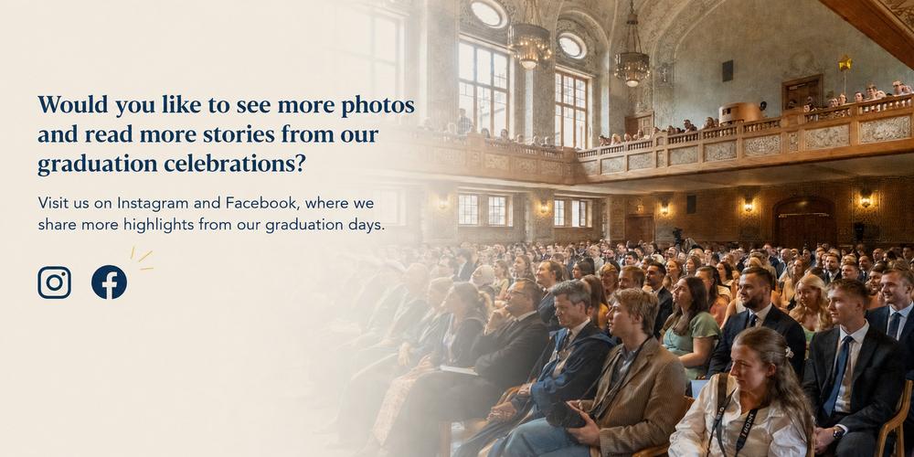 Visit Instagram and Facebook for more photos from graduation ceremonies.