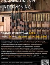 Grammatikfestivalen 2021 poster