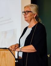Marja Öller Darelid på kick-offen för utbildningsplanen i augusti 2018.
