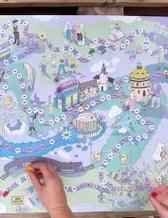 en spelplan för ett bordsspel