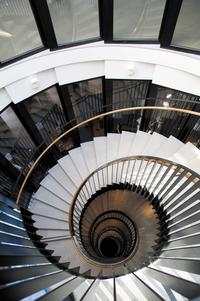 Spiral staircase in Kuggen