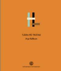 Bilden visar omslaget till Hantverkslaboratoriets publikation Tjära på trätak